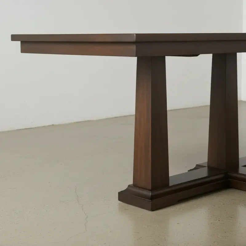 penwood furniture parthenon dining table medium close up