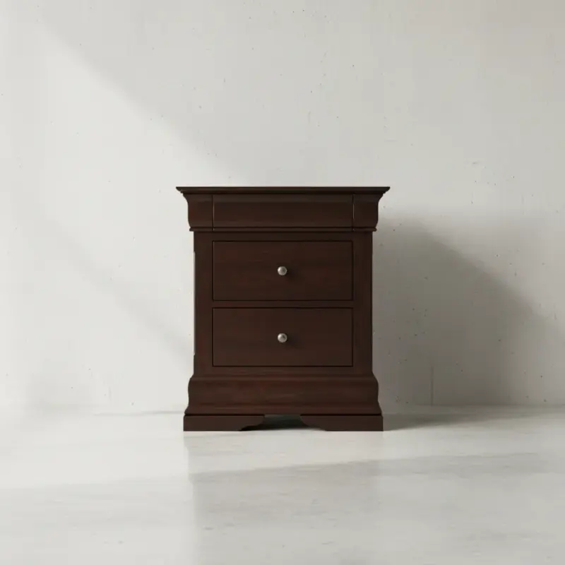 penwood furniture phillipe 3 drawer night stand face on horizontal