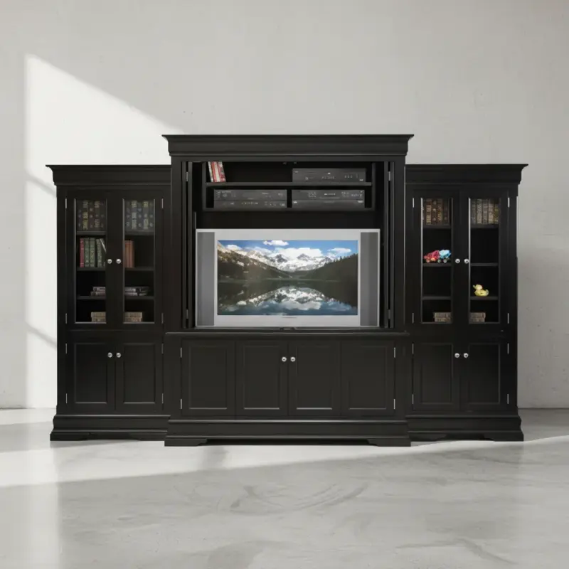 penwood furniture phillipe entertainment unit p400 face on horizontal