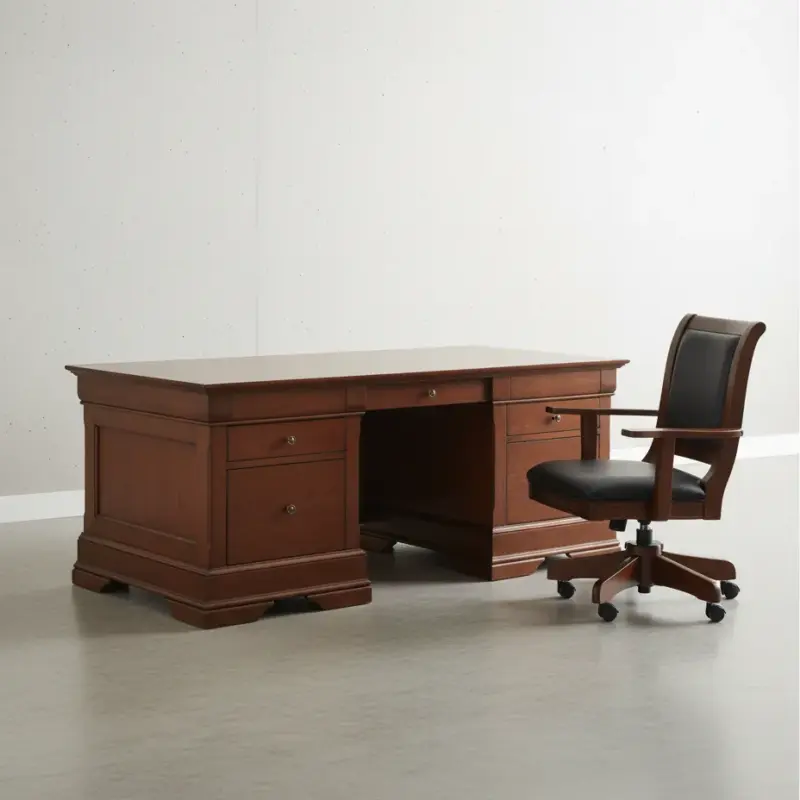 penwood furniture phillipe executive desk 45 degree angle