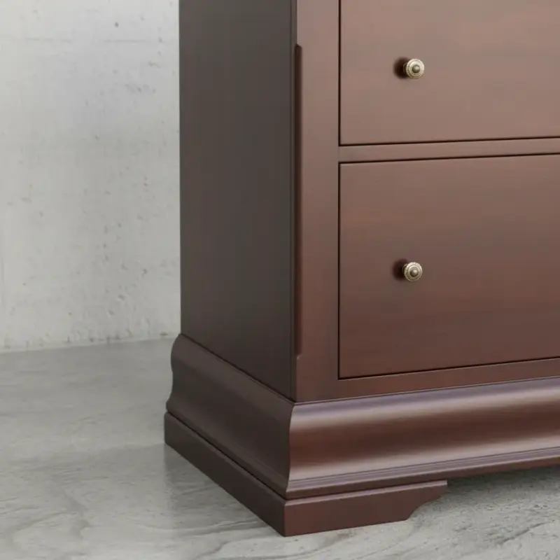 penwood furniture phillipe file cabinet 2 drawers medium close up