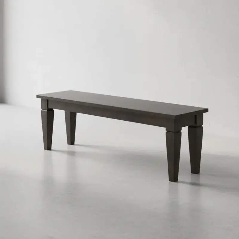 penwood furniture reesor dining bench 45 degree angle