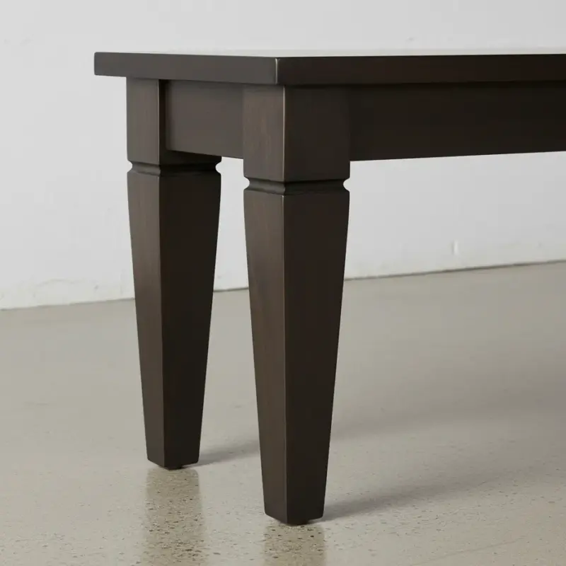 penwood furniture reesor dining bench medium close up