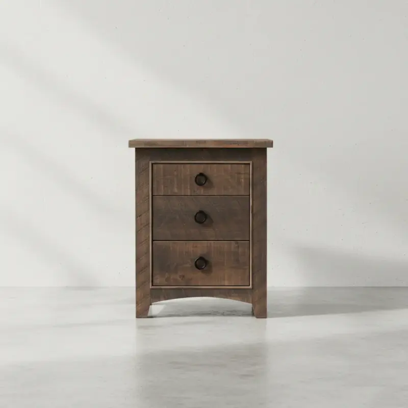 penwood furniture renoa 3 drawer night stand face on horizontal