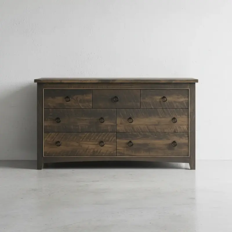 penwood furniture renoa 7 drawer dresser face on horizontal