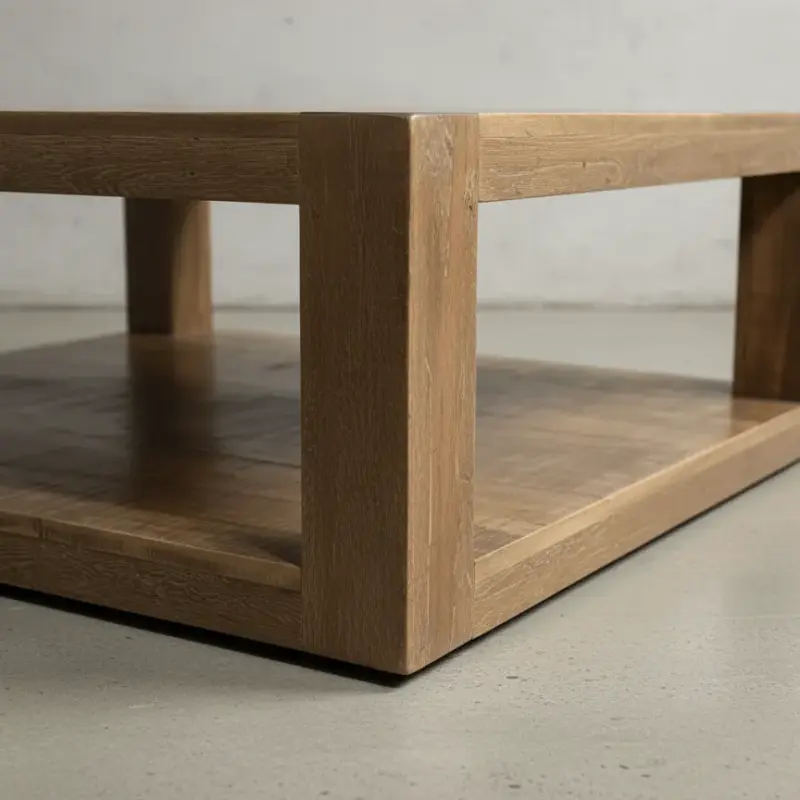 penwood furniture revelstoke coffee table medium close up