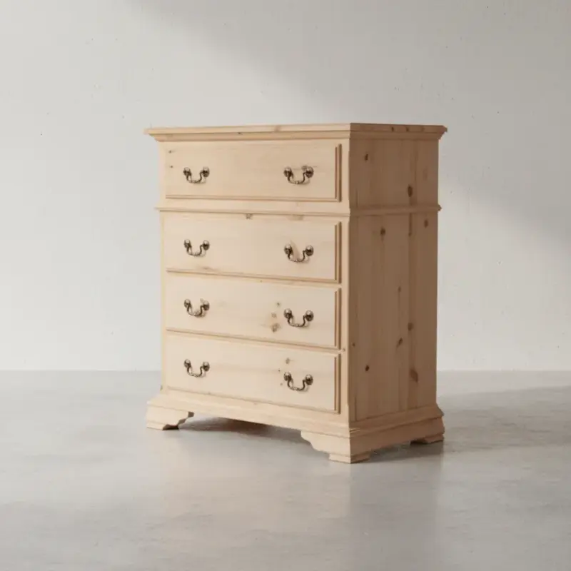 penwood furniture rideau 4 drawer chest 45 degree angle