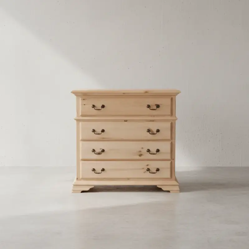 penwood furniture rideau 4 drawer chest face on horizontal