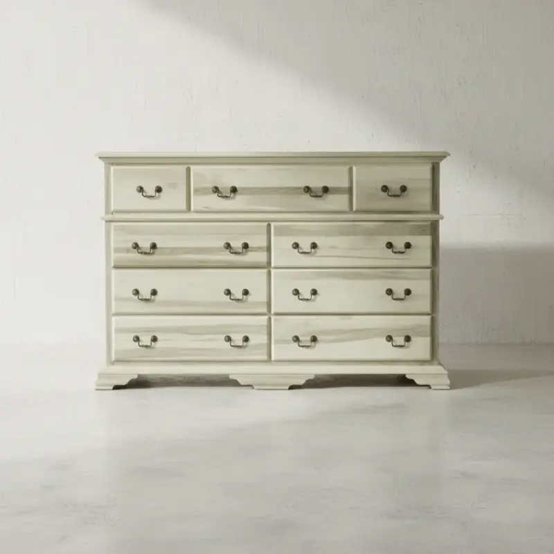 penwood furniture rideau 9 drawer dresser face on horizontal