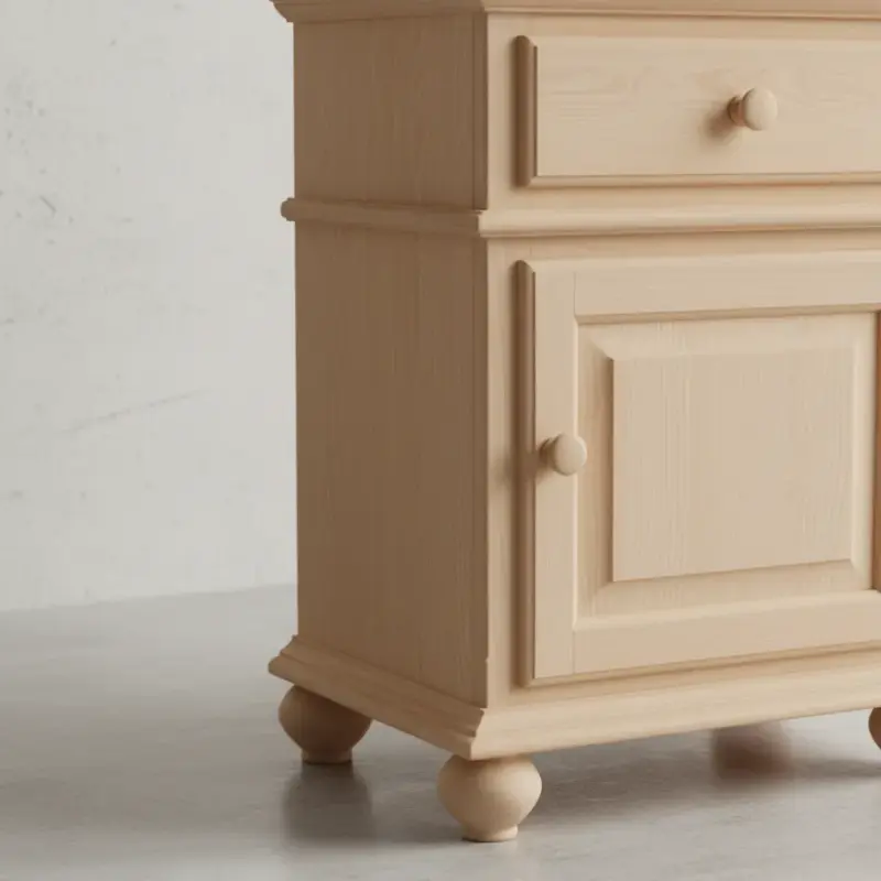 penwood furniture rideau door drawer nightstand medium close up