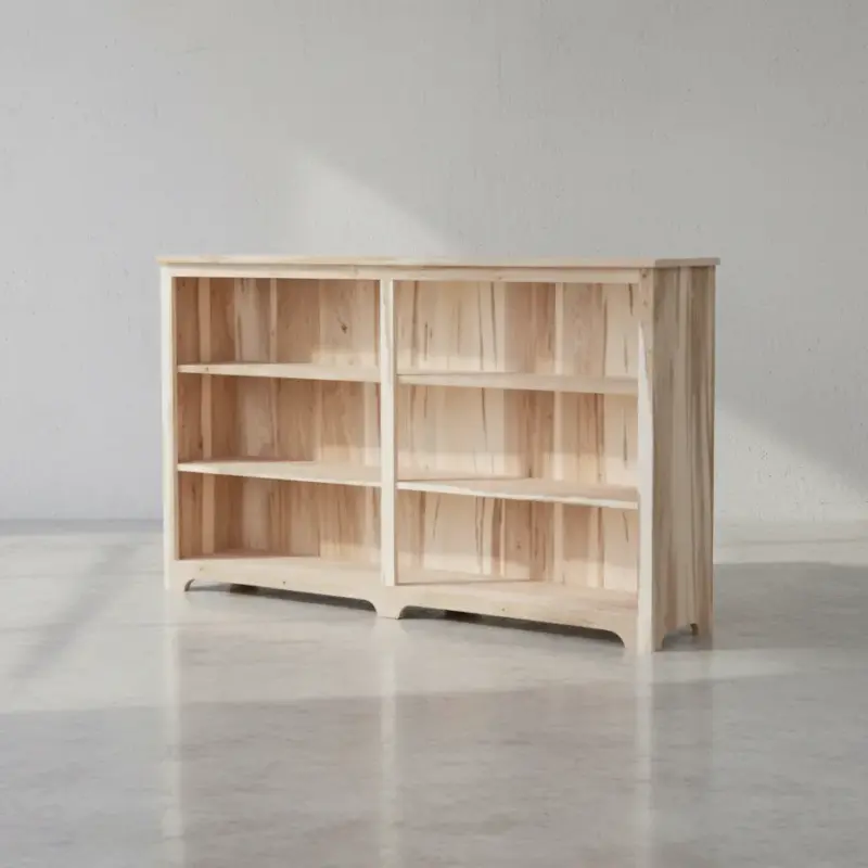 penwood furniture rustic bookcase bc12483 45 degree angle