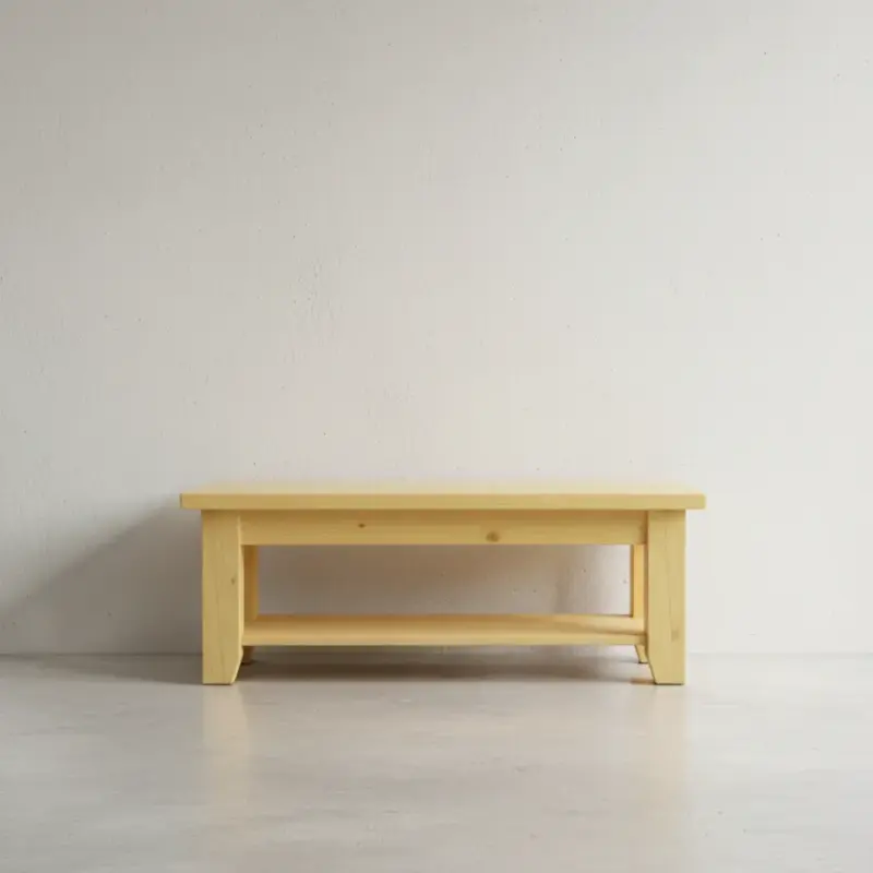 penwood furniture rustic coffe table rcle3535 face on horizontal