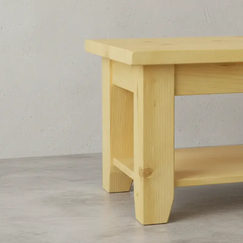 penwood furniture rustic coffe table rcle3535 medium close up