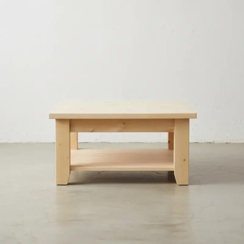 penwood furniture rustic coffee table rf3535s face on horizontal