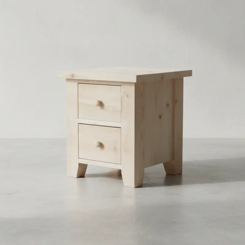 penwood furniture rustic end table rf2end 45 degree angle