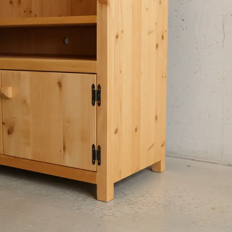 penwood furniture rustic entertainment unit tv2357 medium close up