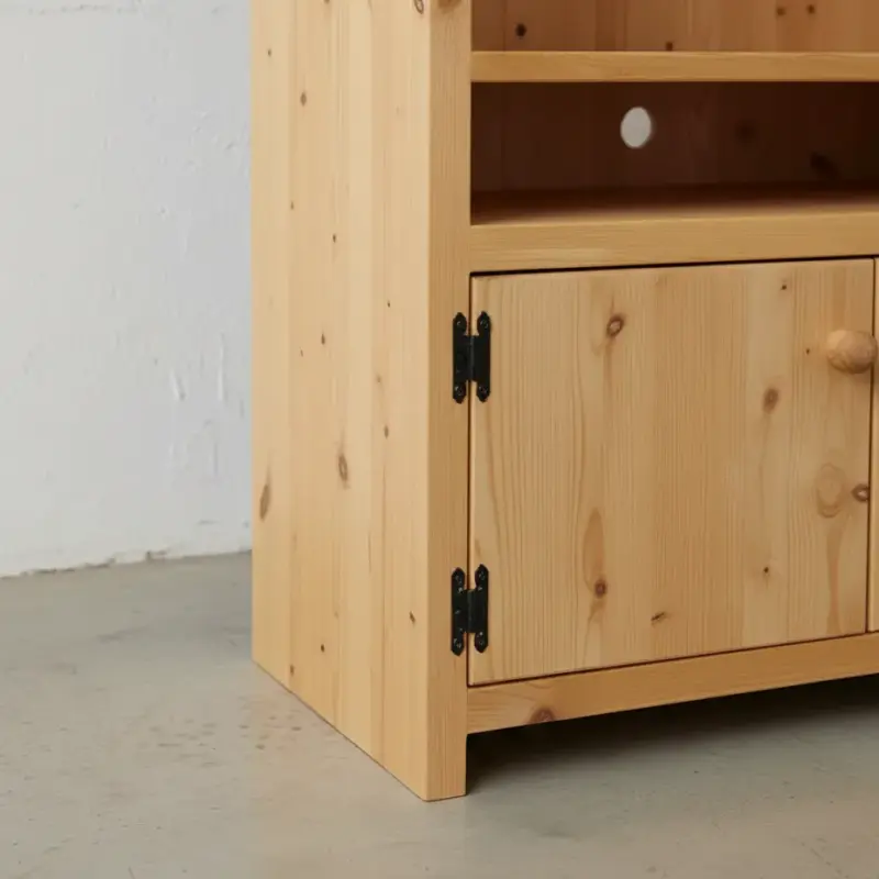 penwood furniture rustic entertainment unit tv4260 medium close up