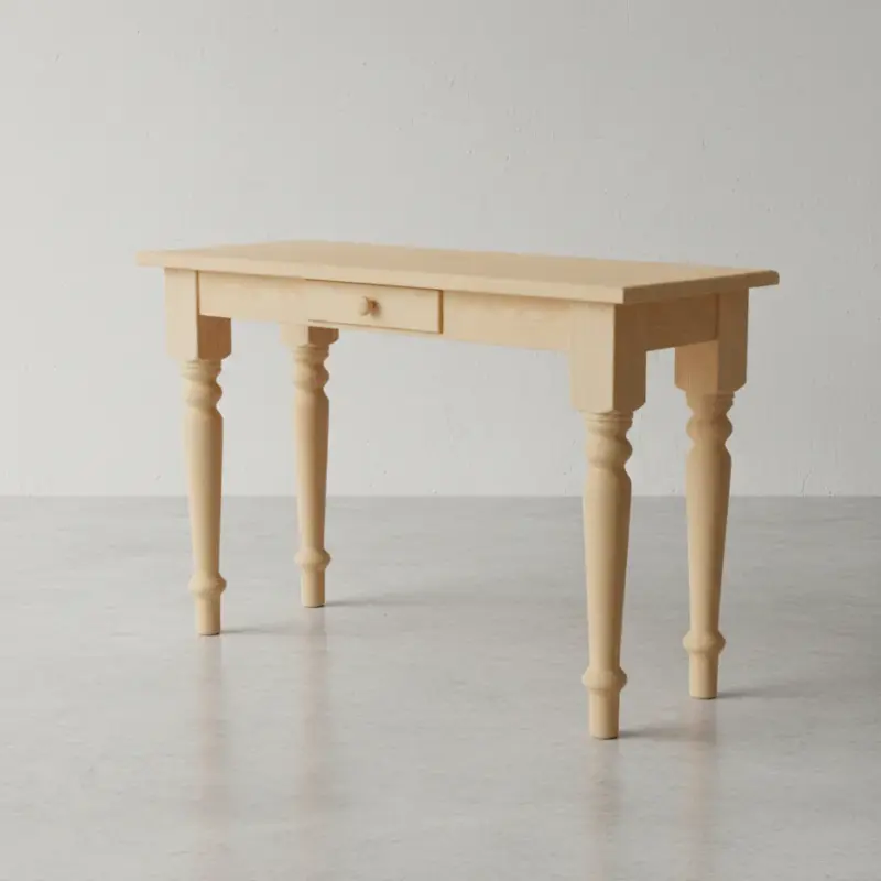 penwood furniture rustic hall table rst1846 45 degree angle