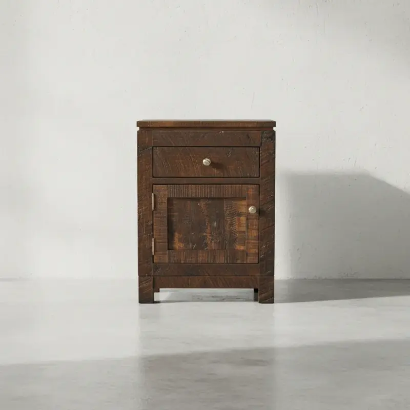 penwood furniture rustic metro night stand face on horizontal