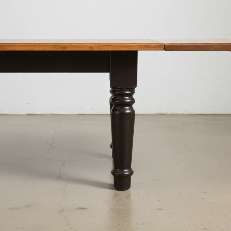 penwood furniture rustic plank dining table medium close up