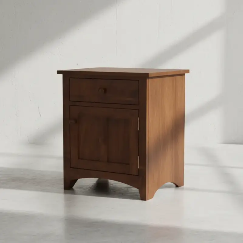 penwood furniture shaker nightstand 45 degree angle