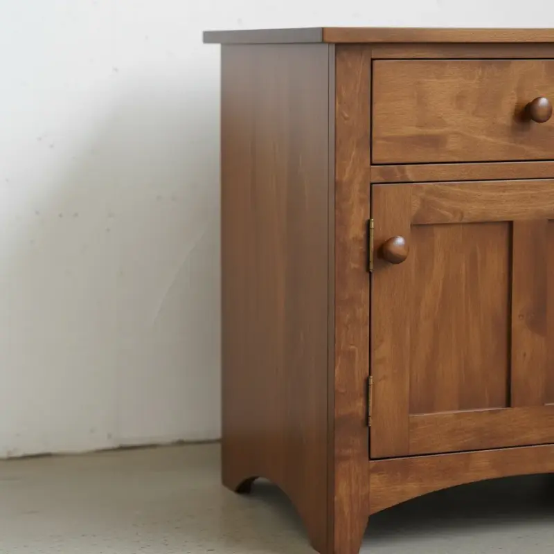 penwood furniture shaker nightstand medium close up