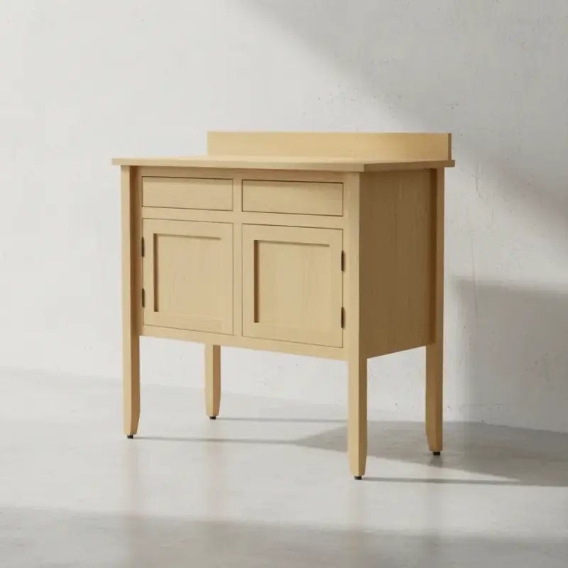 penwood furniture shaker sideboard with doors s425 45 degree angle