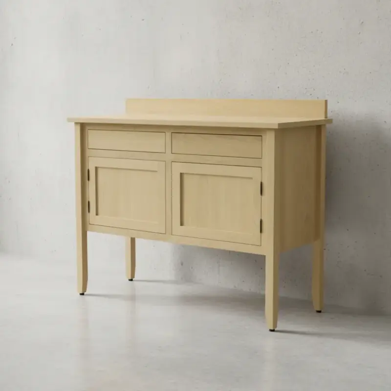 penwood furniture shaker sideboard with doors s525 45 degree angle