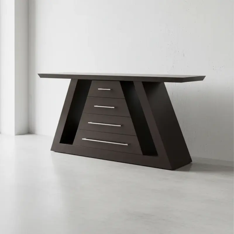 penwood furniture shard sideboard 45 degree angle