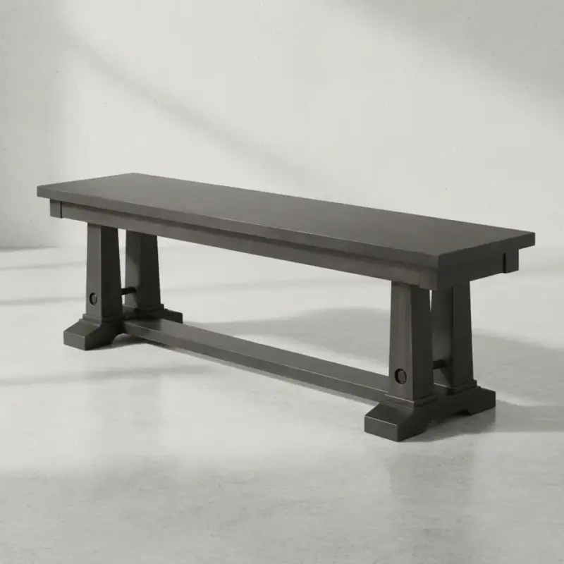 penwood furniture shechem dining bench 45 degree angle