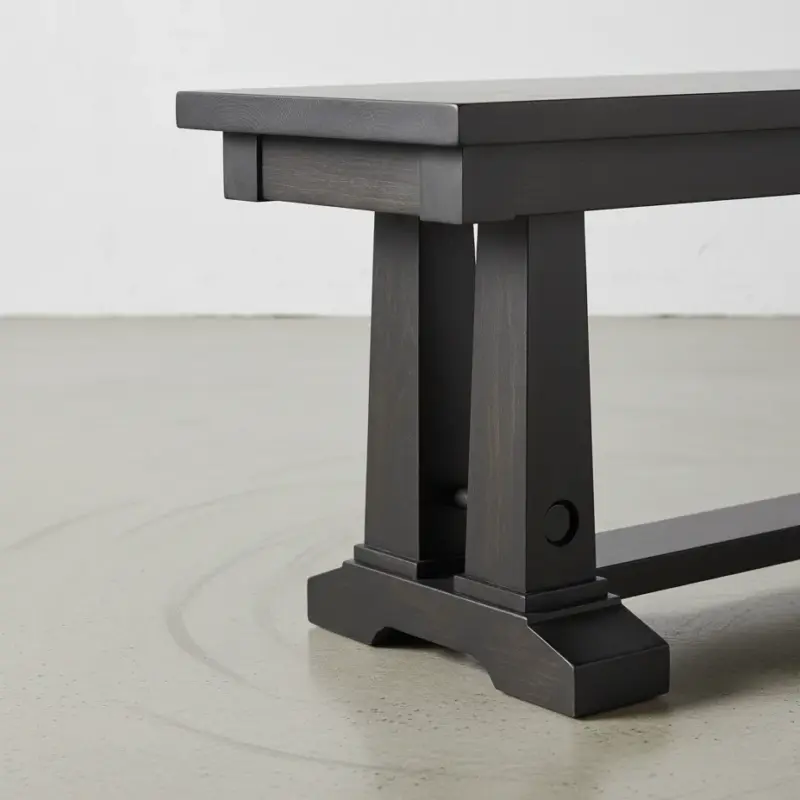 penwood furniture shechem dining bench medium close up
