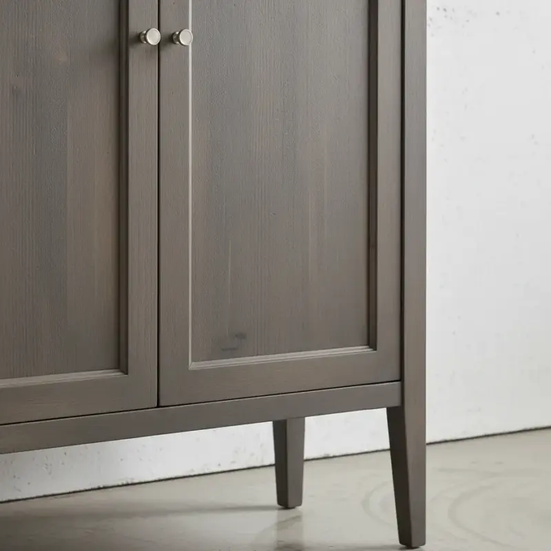 penwood furniture stockholm bookcase with doors medium close up