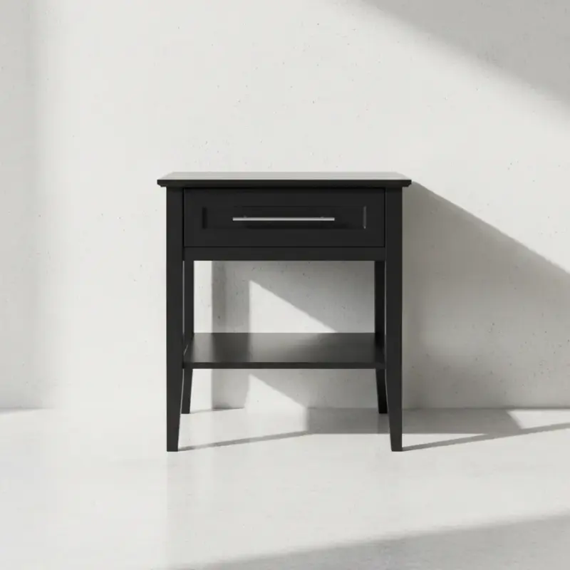 penwood furniture stockholm open nightstand face on horizontal