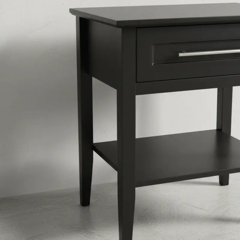 penwood furniture stockholm open nightstand medium close up