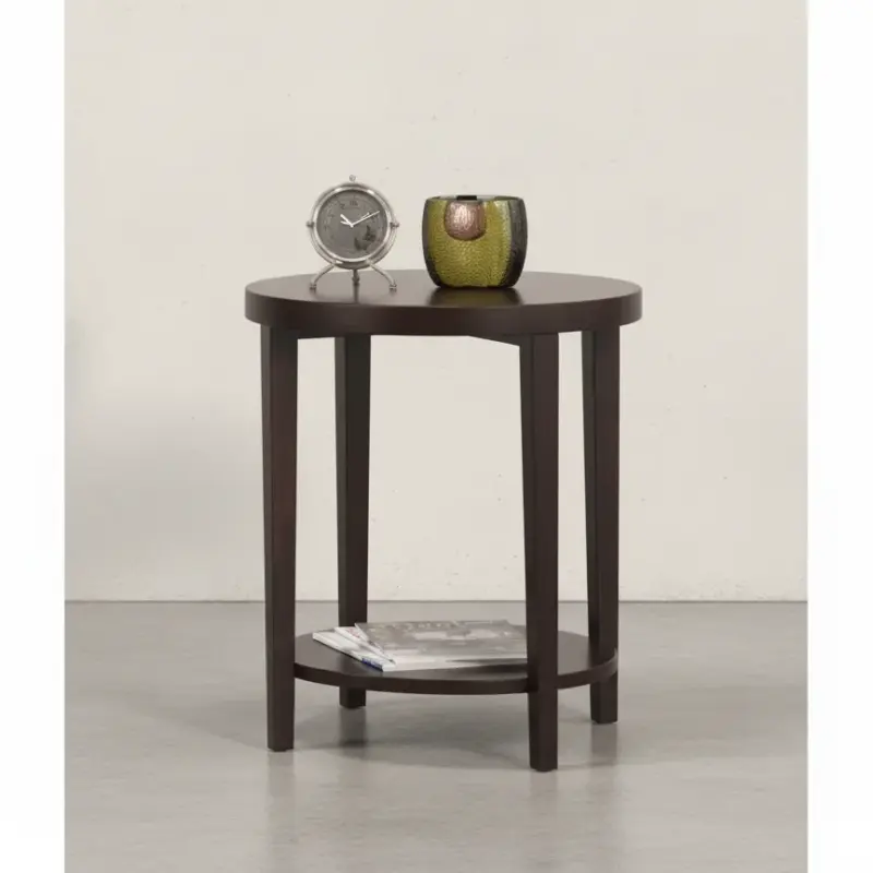 penwood furniture stockholm oval end table st23 45 degree angle