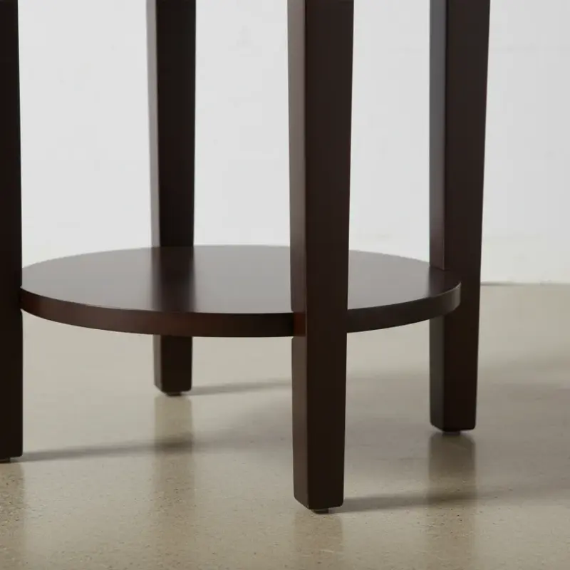 penwood furniture stockholm oval end table st23 medium close up