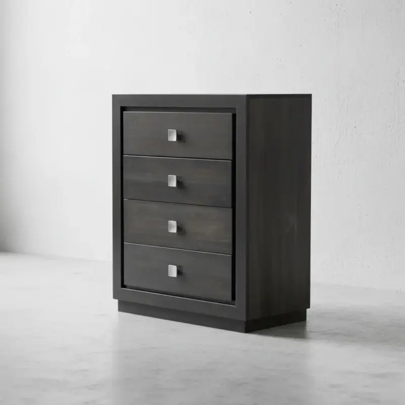 penwood furniture thornloe 4 drawer highboy 45 degree angle