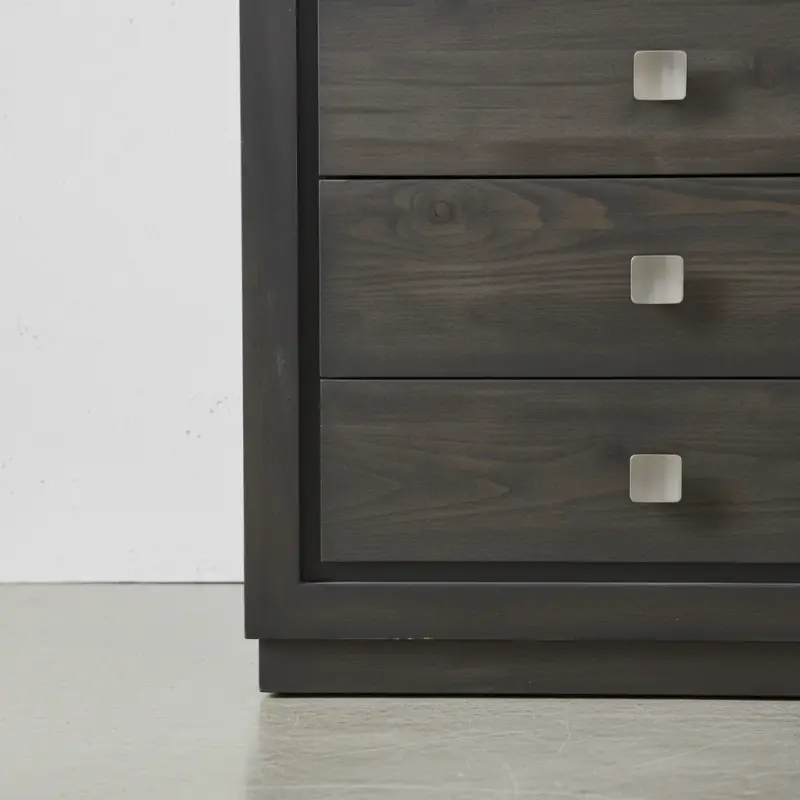 penwood furniture thornloe 8 drawer dresser medium close up