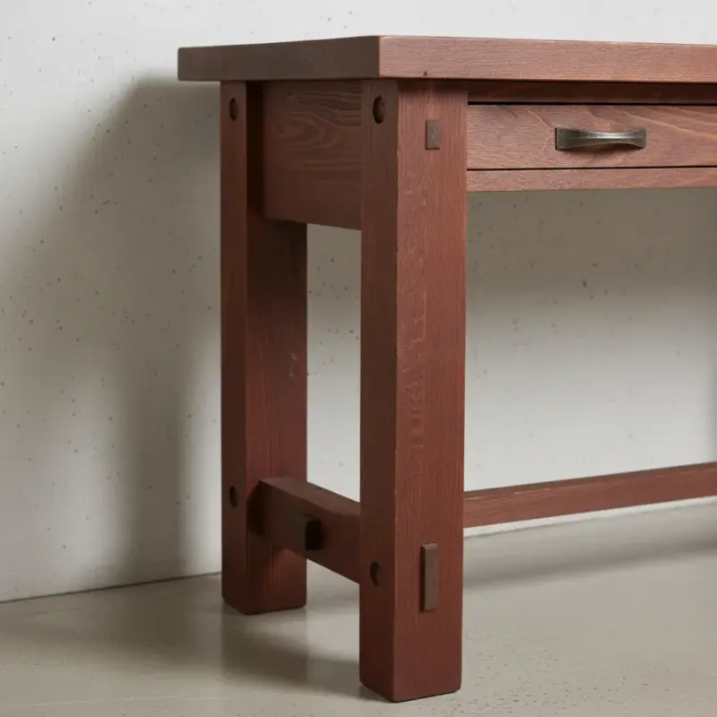 penwood furniture timber 3 drawer island tis3660 medium close up