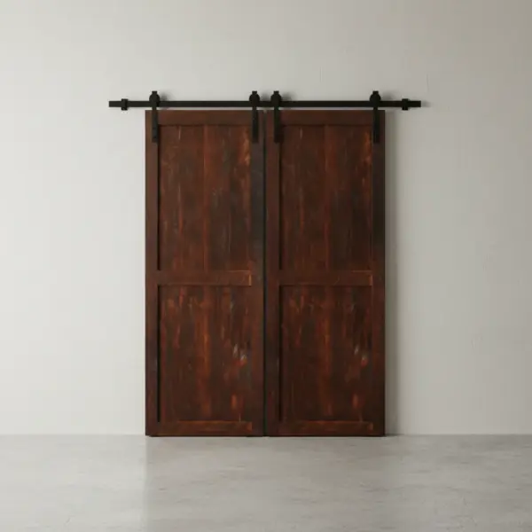penwood furniture timber barn door face on horizontal