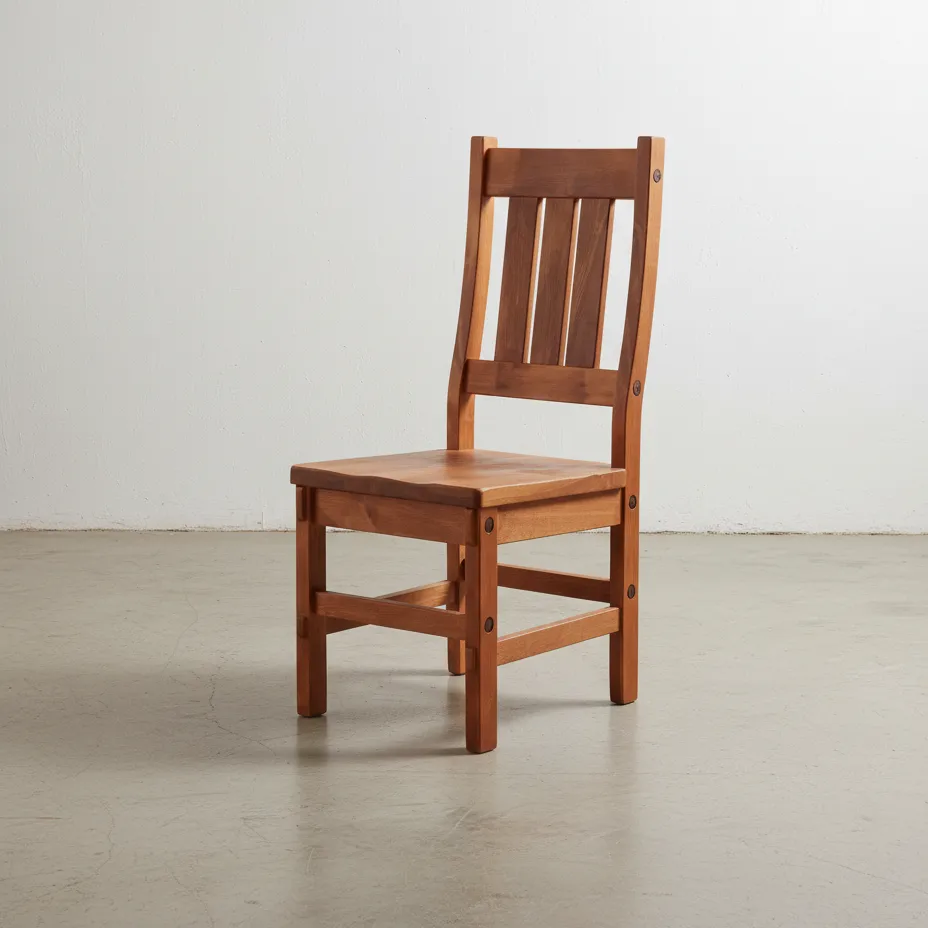 penwood furniture timber slatback chair 45 degree angle