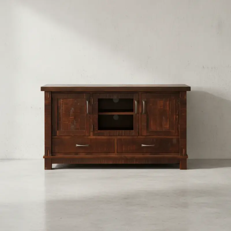 penwood furniture timber2 drawer 3 door tv stand ttv3665 face on horizontal