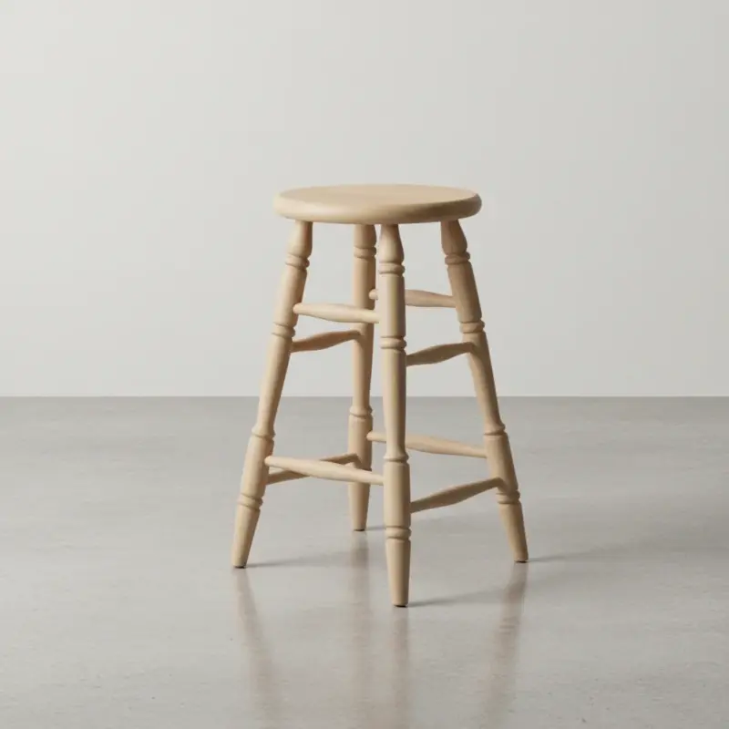 penwood furniture turned leg stool 45 degree angle