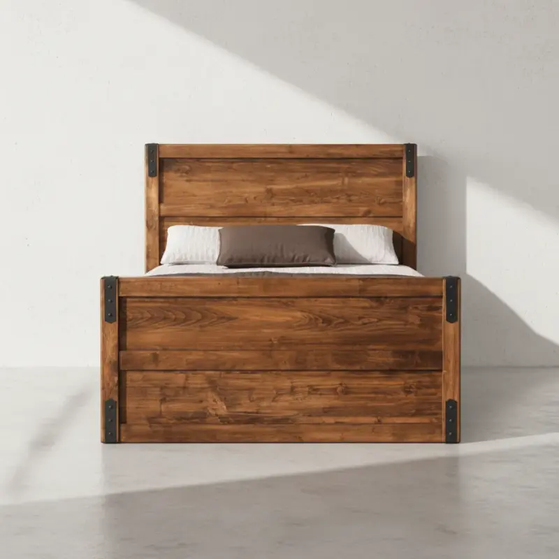 penwood furniture union station bed high footboard face on horizontal