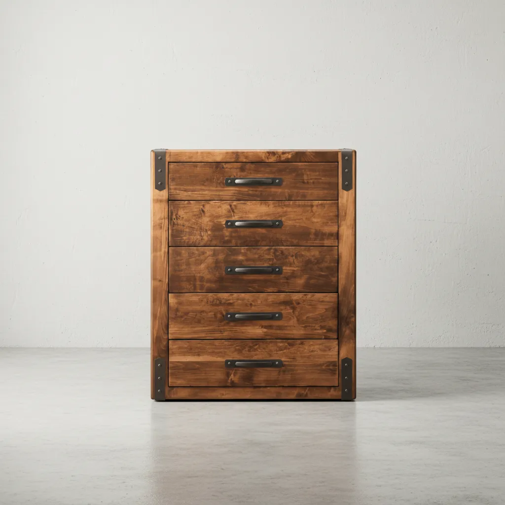 penwood furniture union station highboy 5 drawers face on horizontal