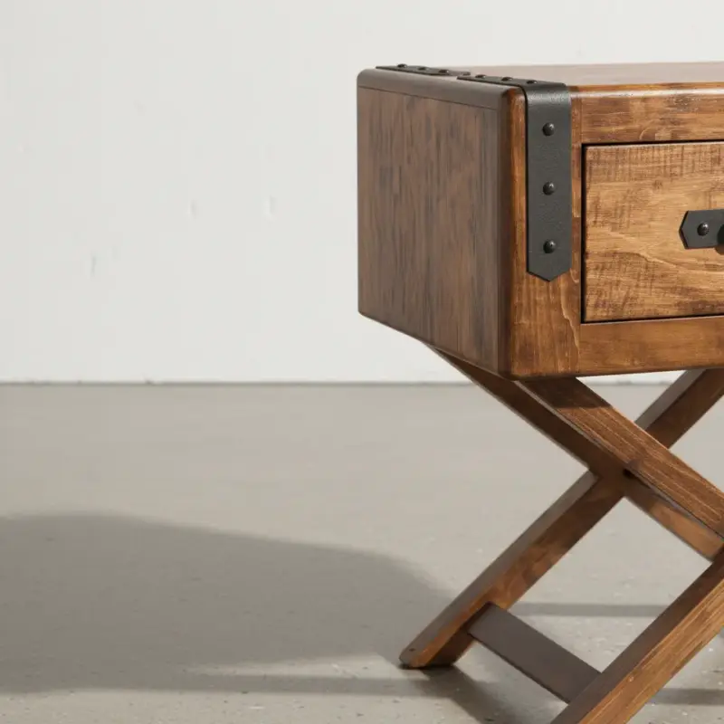 penwood furniture union station night stand 1 drawer medium close up