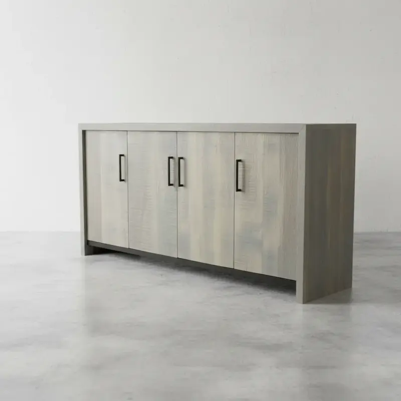 penwood furniture warehouse sideboard 45 degree angle