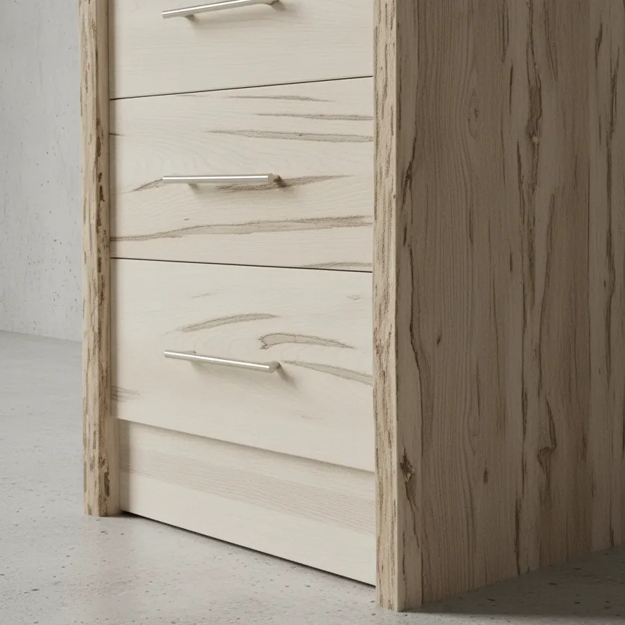 penwood furniture waterfall live edge hiboy medium close up