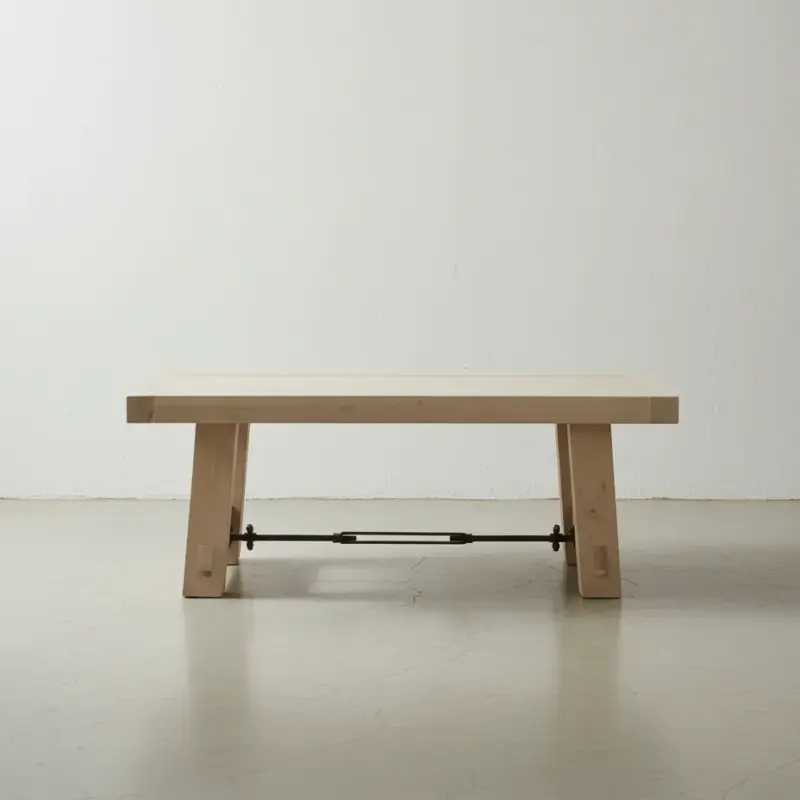 penwood furniture yukon turnbuckle coffee table ytc2448 face on horizontal