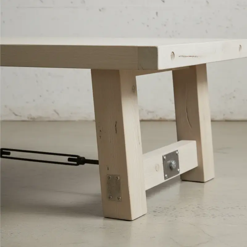 penwood furniture yukon turnbuckle coffee table ytc2448 medium close up